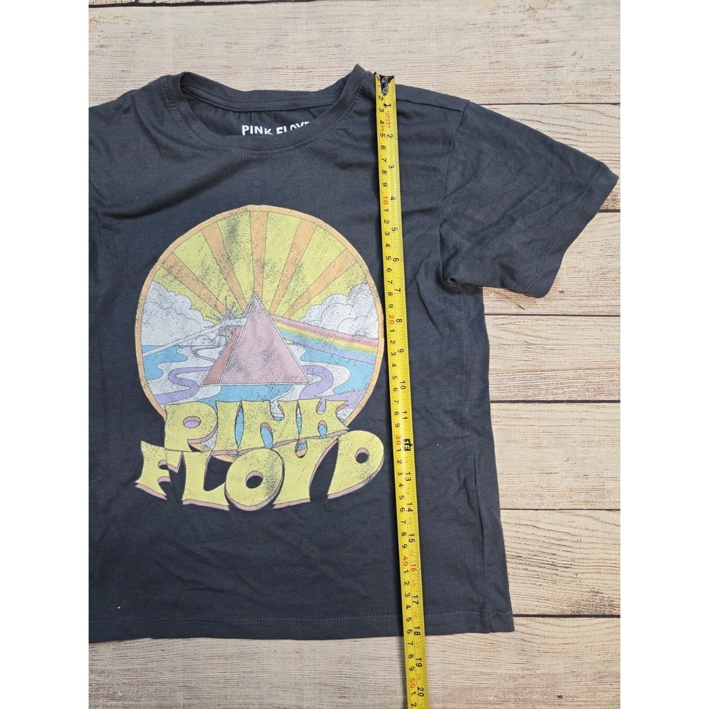 Pink Floyd Girl's Tshirt Graphic‎ Print Size S 6-6x Band Gray Short Sleeve - Picture 3 of 5